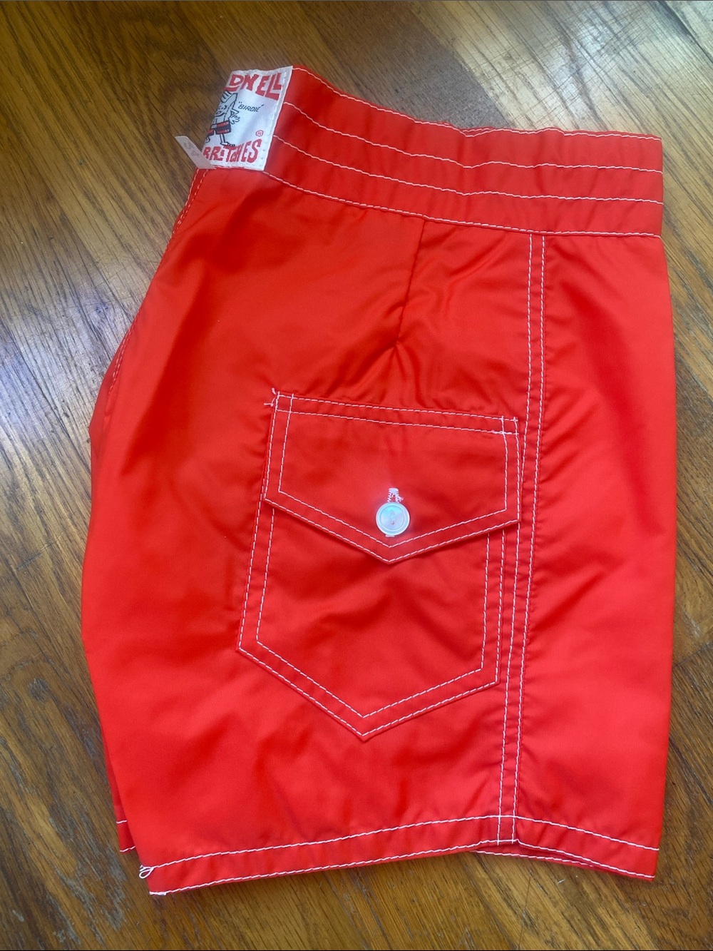Birdwell Red Kids Swim Shorts
